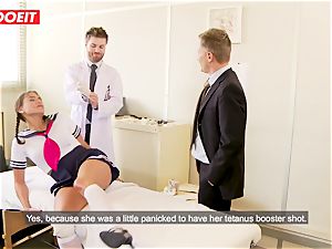 student gets abused hard-core by instructor and physician